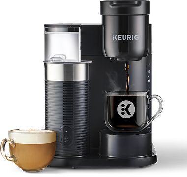 Cafetière et machine à latte et cappuccino une tasse à la fois Keurig® K-Café Essentials®