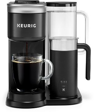 Cafetière et machine à latte et cappuccino une tasse à la fois Keurig® K-Café SMART