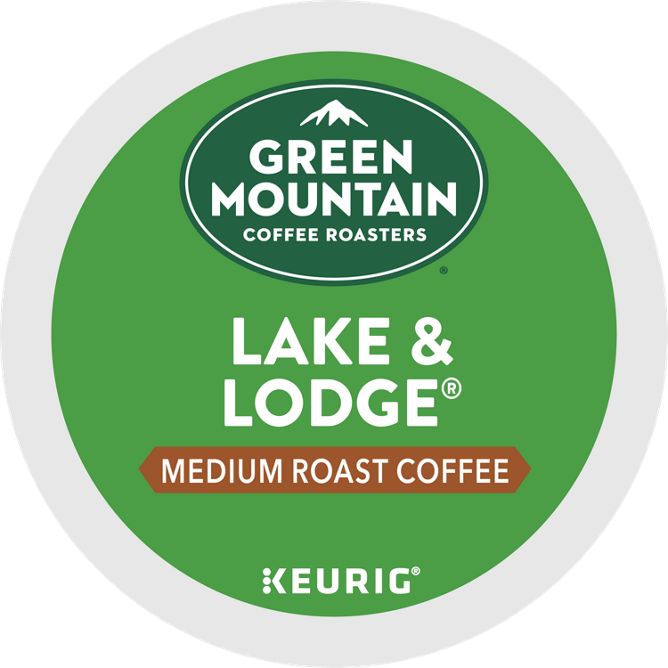 Lake and Lodge Coffee K-Cups, Medium Roast, 24/Box Lake and Lodge Coffee K-Cups, Medium Roast, 24/Box
