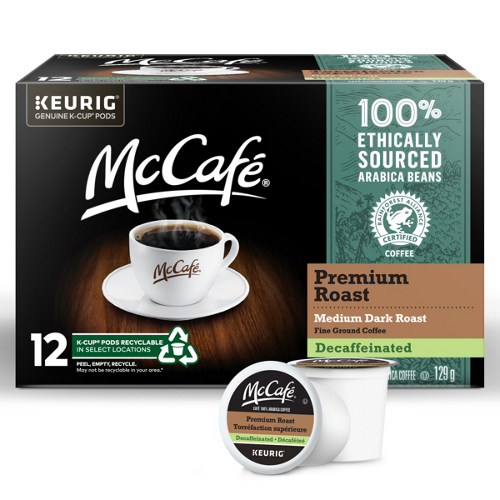 McCafé Premium Roast Decaf Coffee K-Cup® Pods