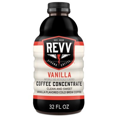 Revv Vanilla Coffee Concentrate, Made From Cold Brew, Just Add Water, 32 fl oz