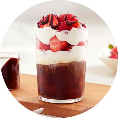 Strawberry Vanilla Coffee Parfait