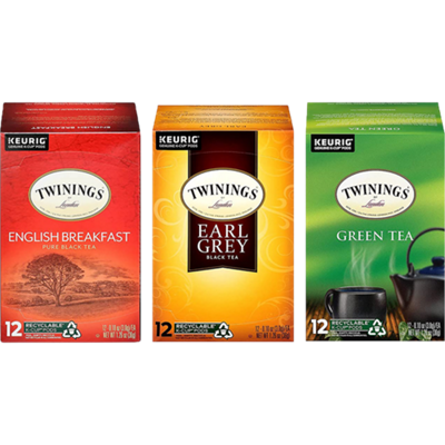 Twinings Tea Sampler Variety Pack K-Cup Box 36 ct