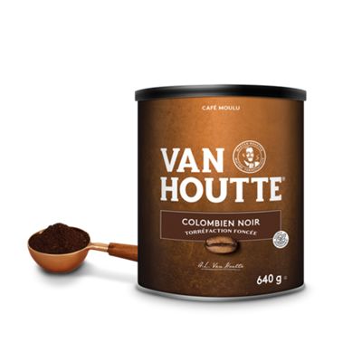Van Houtte Café Colombien Noir de Torréfaction Foncée Moulu