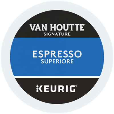 Une capsule de Van Houtte café Espresso superiore Signature de torréfaction noire