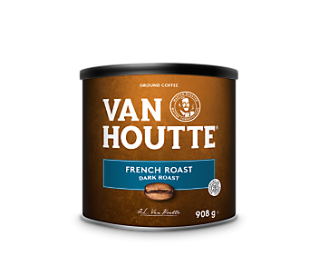 Van Houtte French Roast Ground Coffee Can