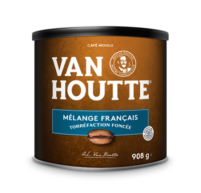 Van Houtte Café moulu Mélange Français Canne