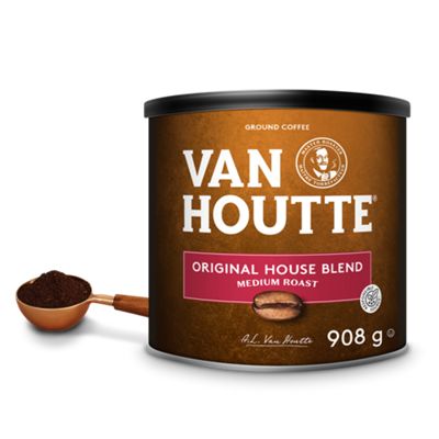 Van Houtte Original House Blend Medium Roast Ground Coffee Can