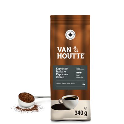 Van Houtte Café Italiano Espresso de Torréfaction Légère Moulu
