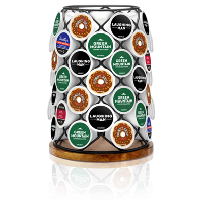 K-Cup® Pod Wood & Wire Carousel