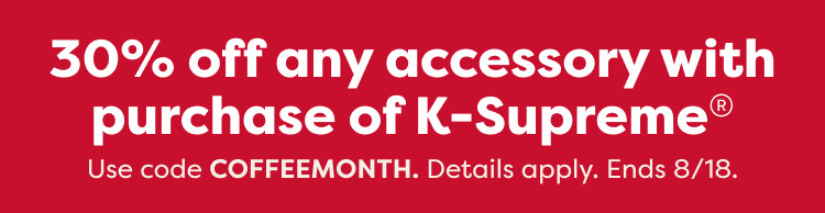 20% off all accessories - use code COFFEEMONTH