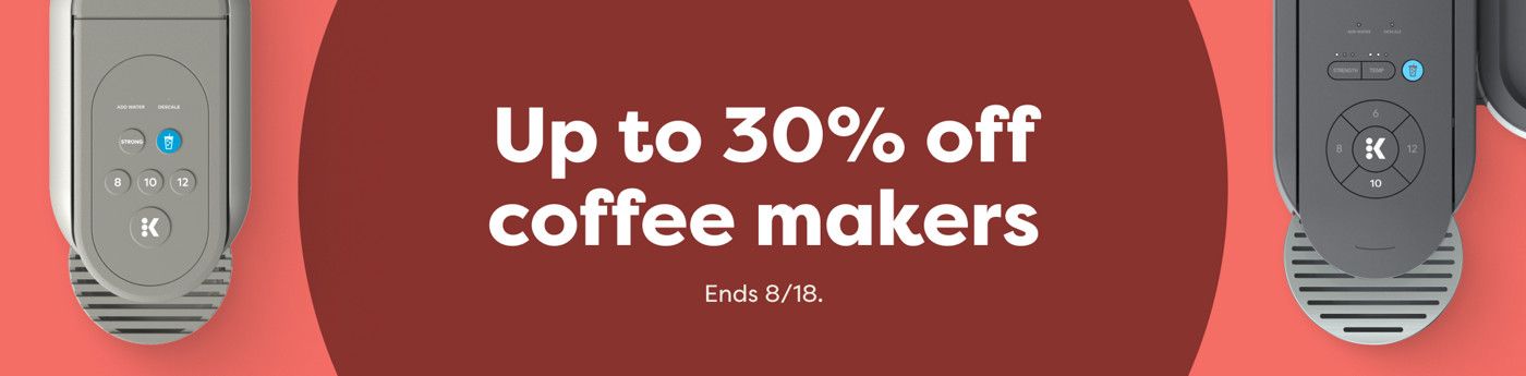 up to 30% off keurig coffee makers