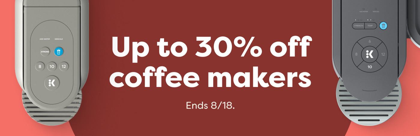 up to 30% off keurig coffee makers