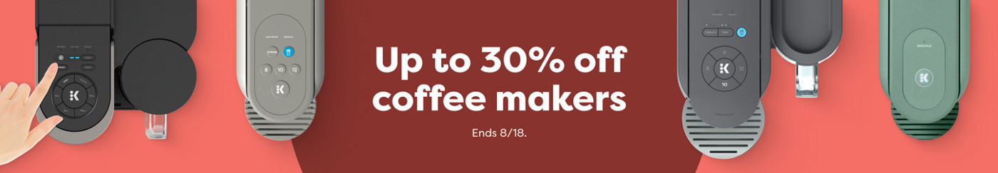 up to 30% off keurig coffee makers