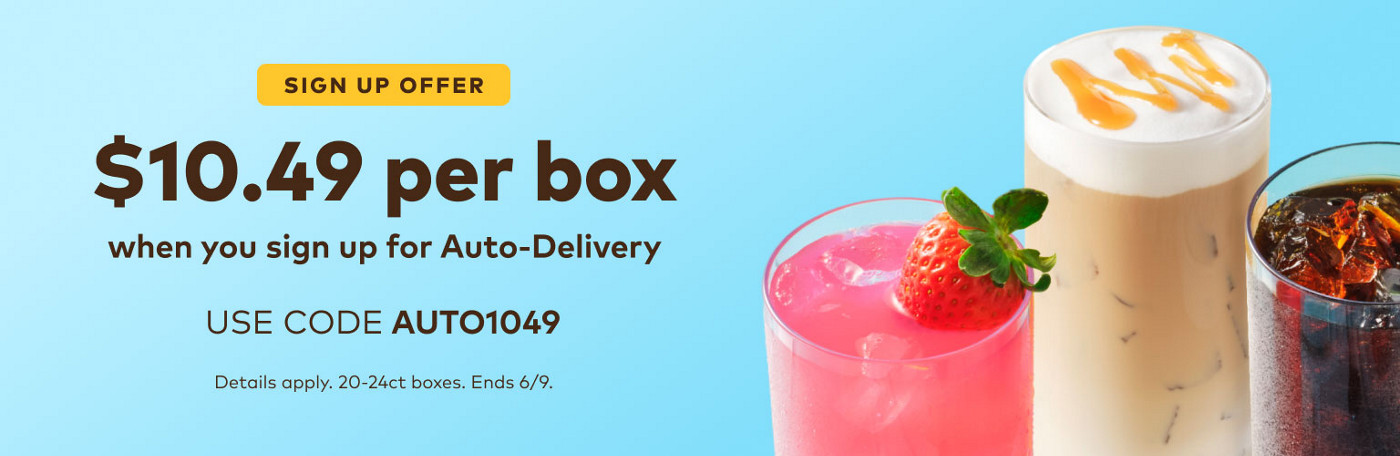$10.49 off your first auto-delivery order with code AUTO1049