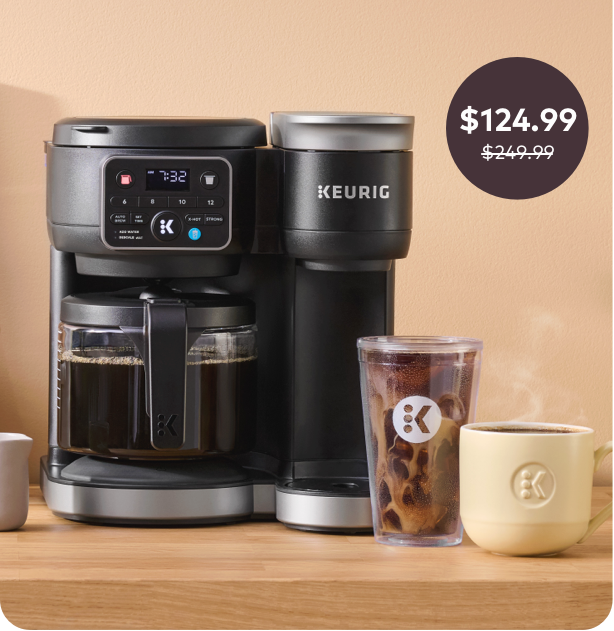 K-Duo® Hot & Iced Discounted price: Only for $124.99 ($249.99)