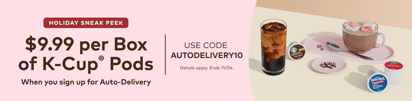$9.99 for your first auto-delivery order