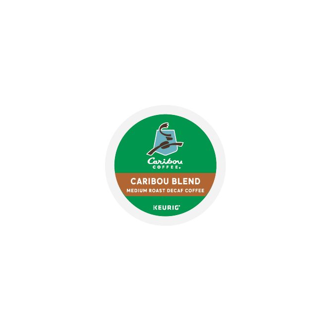 Caribou Blend Decaf Coffee K-Cups, 24/Box Caribou Blend Decaf Coffee K-Cups, 24/Box