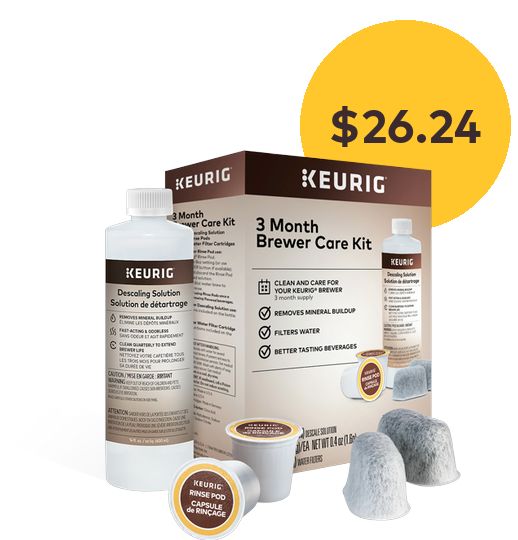 Keurig® 3 Month Brewer Care Kit — $26.24
