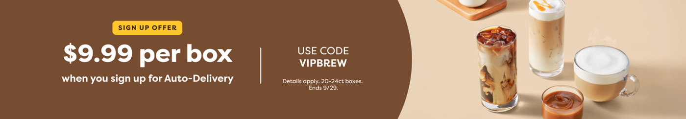 *$10.99 per box when you sign up for Auto-Delivery - use code FIRSTPOUR
