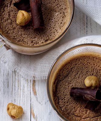 CHOCOLATE AND HAZELNUT COFFEE MOUSSE