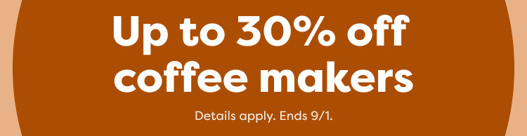 up to 30% off keurig coffee makers