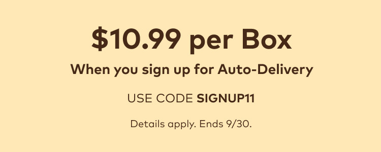 35% off your first auto-delivery order