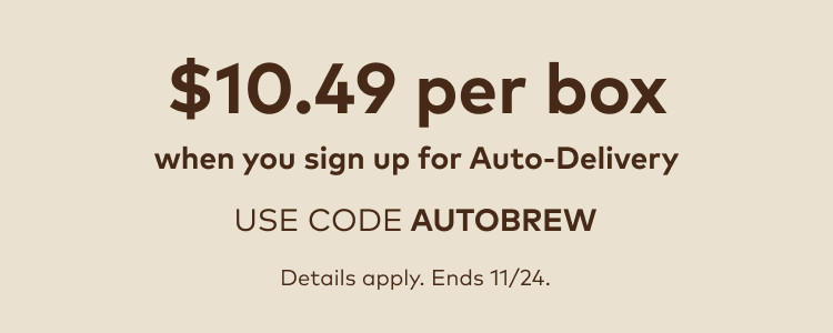 $9.99 for your first auto-delivery order