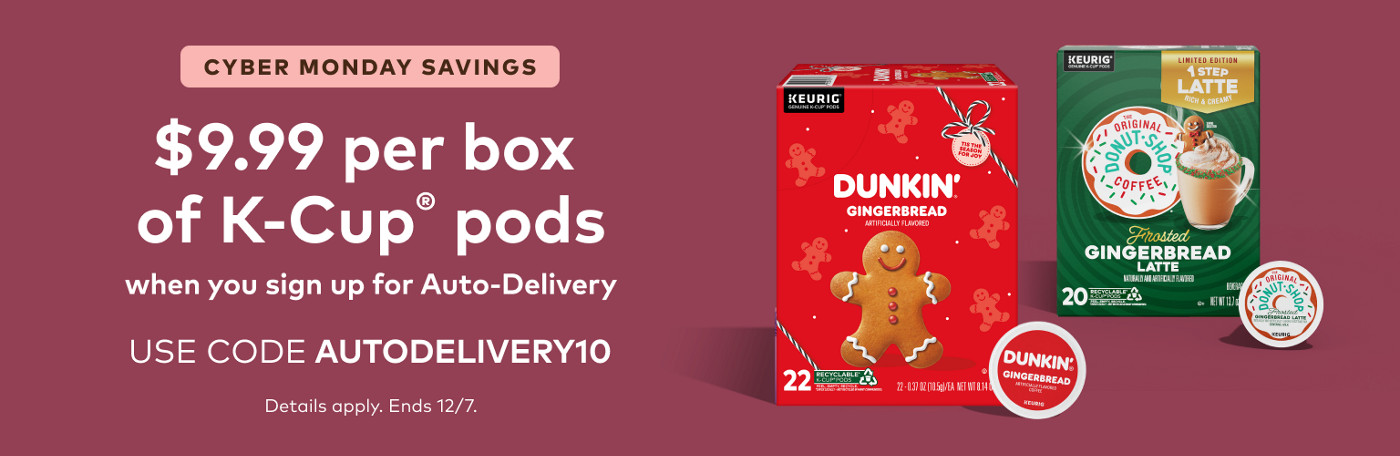 $9.99 for your first auto-delivery order