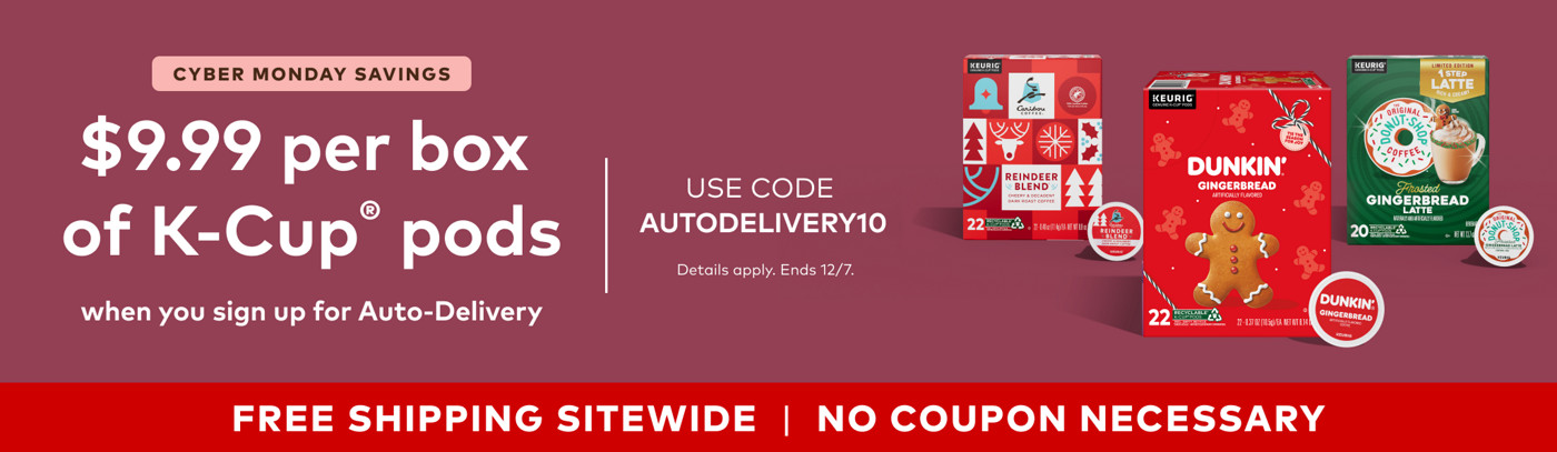 $9.99 for your first auto-delivery order