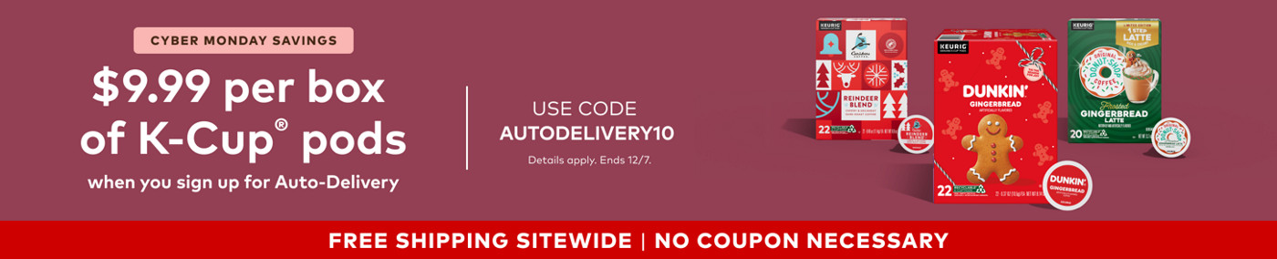 $9.99 for your first auto-delivery order