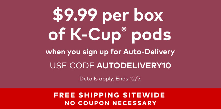 $9.99 for your first auto-delivery order