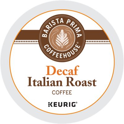 barista prima decaf italian roast k cups