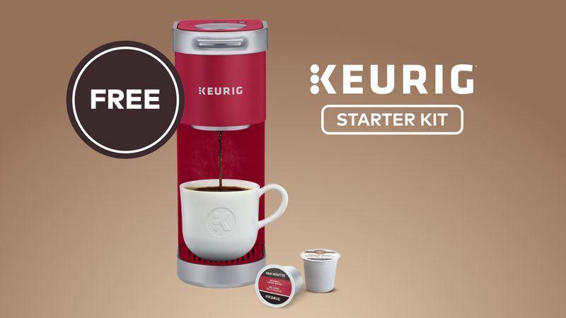 FREE coffee maker with the Keurig Starter Kit