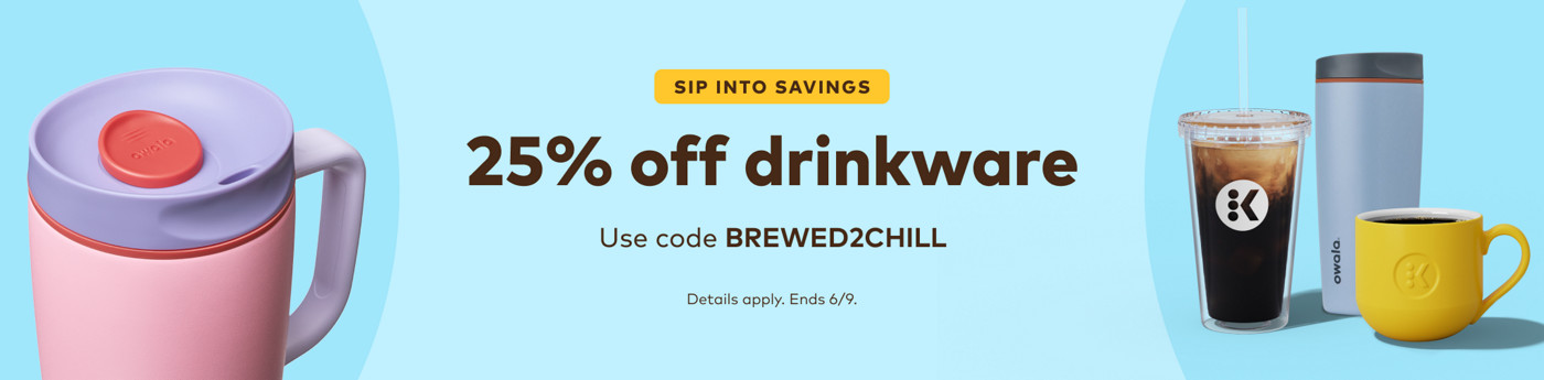 25% off keurig accessories with code BREWED2CHILL