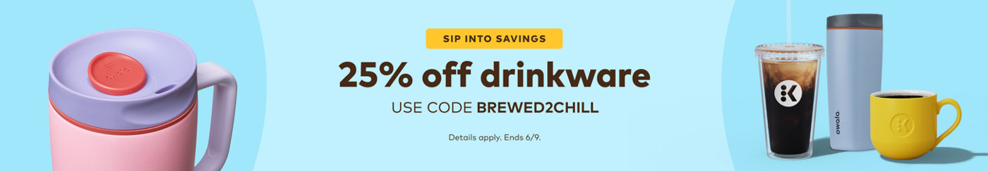 25% off keurig accessories with code BREWED2CHILL