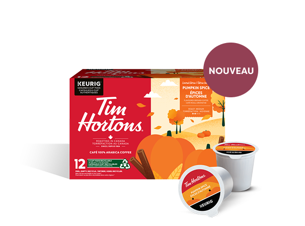 Capsules K-Cup&reg; &Eacute;pices d'automne Tim Hortons&reg;
