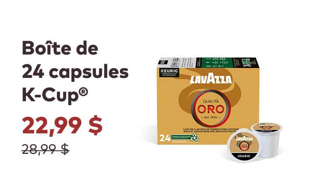 Lavazza ORO Boîte de 24 capsules K-Cup®