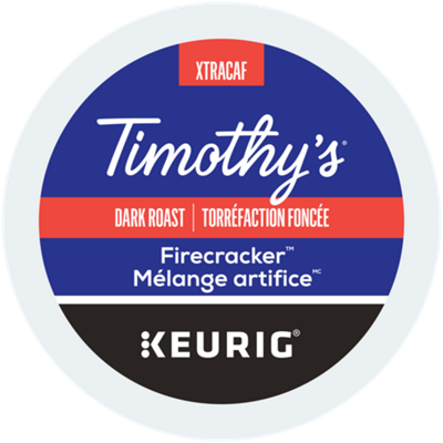 Timothy's café Mélange artifice de torréfaction foncée