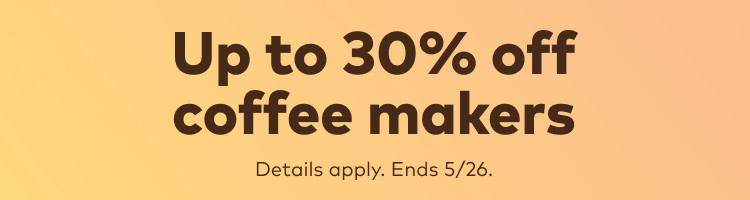up to 30% off keurig coffee makers
