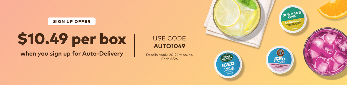 $10.49 off your first auto-delivery order with code AUTO1049
