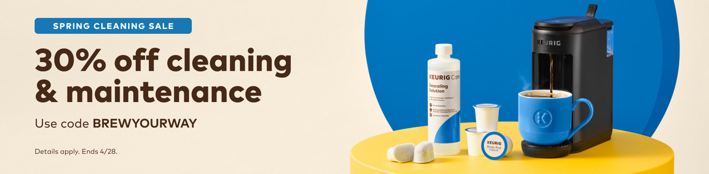 up to 30% off keurig accessories with code fourfifteentwentysix