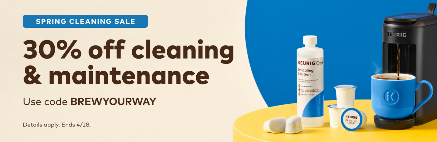 up to 30% off keurig accessories with code fourfifteentwentysix