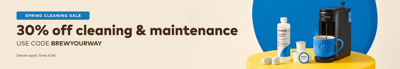 up to 30% off keurig accessories with code fourfifteentwentysix