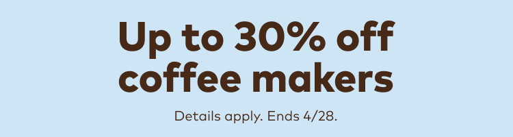 up to 30% off keurig coffee makers