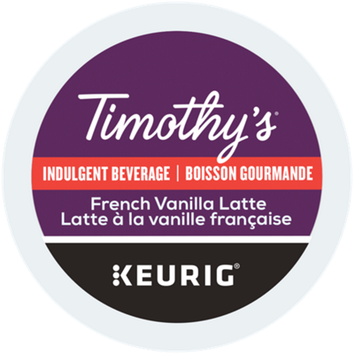 Timothy's café Latte à la vanille française