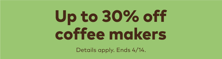 up to 30% off keurig coffee makers