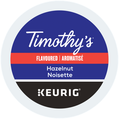 Timothy s Hazelnut Medium Roast Coffee Keurig Canada