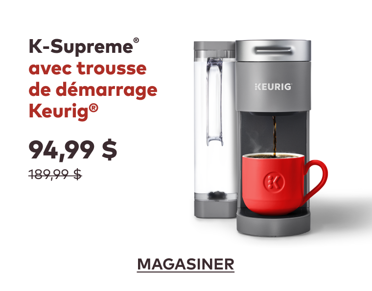 Cafetière une tasse à la fois Keurig® K-Supreme®