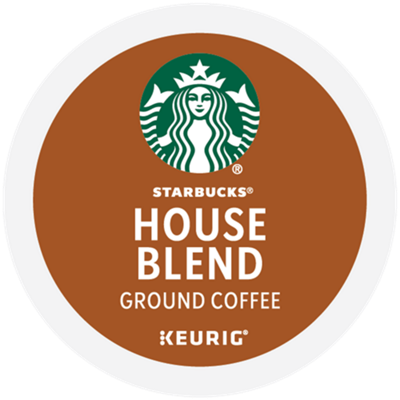 Starbucks Medium Roast K-cup Coffee Pods — House Blend For Keurig